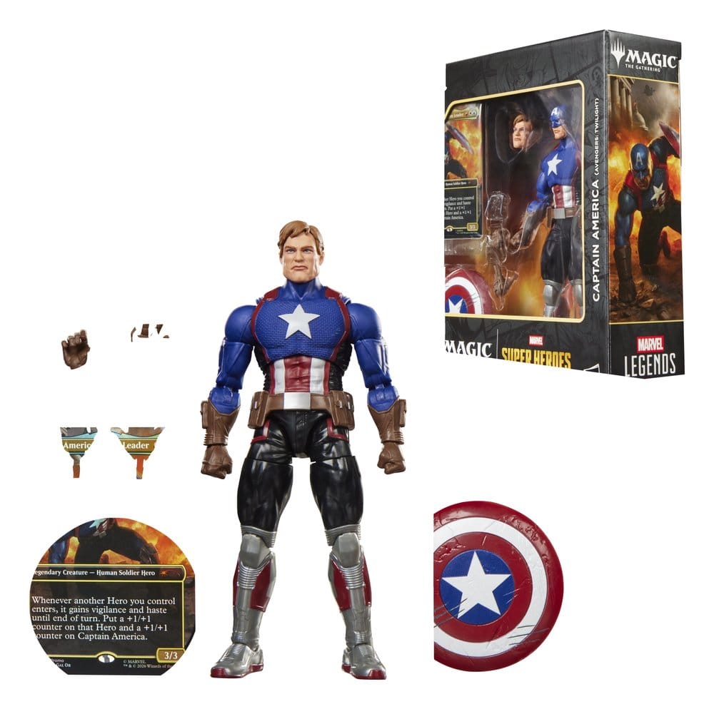 Magic The Gathering: Marvel Super Heroes Marvel Legends Action Figure Captain America (Avengers: Twilight) 15 cm