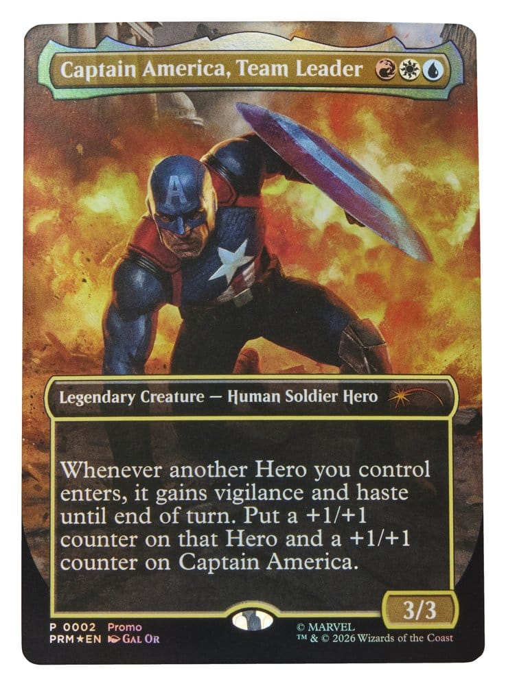 Magic The Gathering: Marvel Super Heroes Marvel Legends Action Figure Captain America (Avengers: Twilight) 15 cm