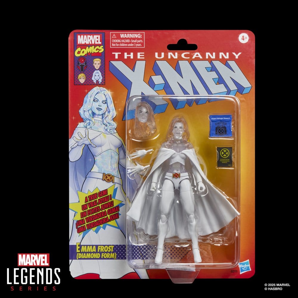 Den Kusliga X-Men Marvel Legends Action Figur Emma Frost (Diamantform) 15 cm