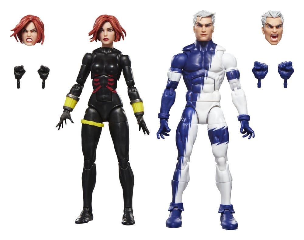Avengers Marvel Legends Action Figure 2-Pack Black Widow & Quicksilver, 15 cm