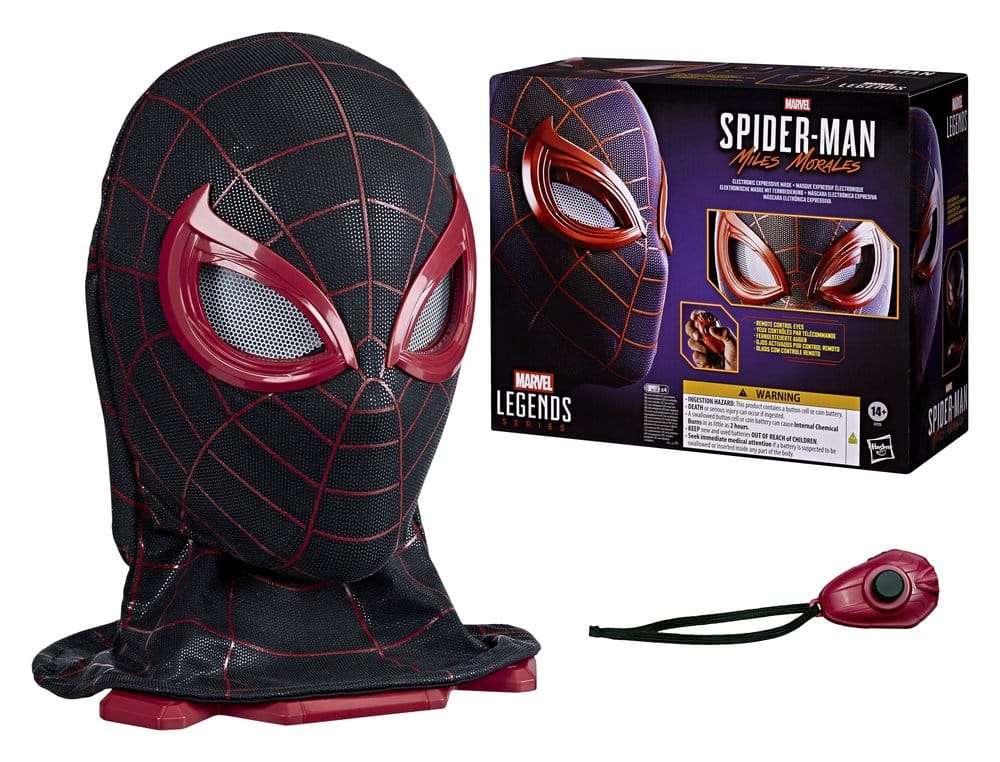 Spider-Man: Miles Morales Marvel Legends Electronic Expressive Mask