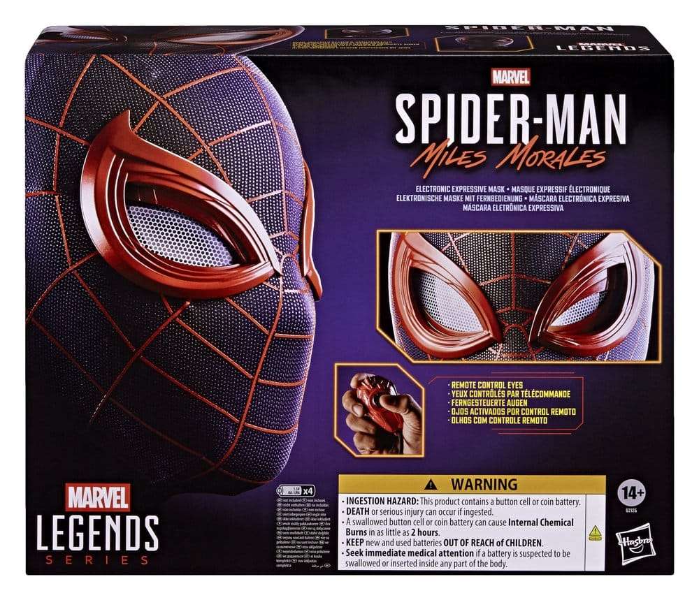 Spider-Man: Miles Morales Marvel Legends Electronic Expressive Mask