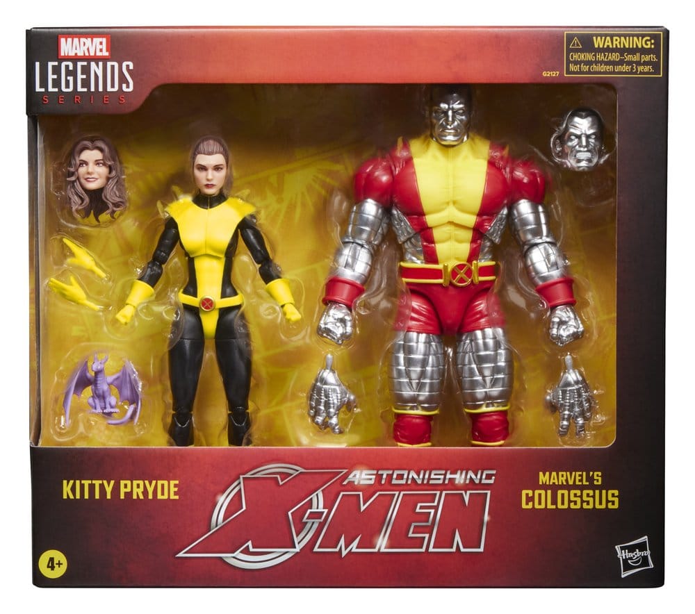 Fantastiska X-Men Marvel Legends Action Figur 2-Pack Kitty Pryde & Marvel's Colossus 15 cm