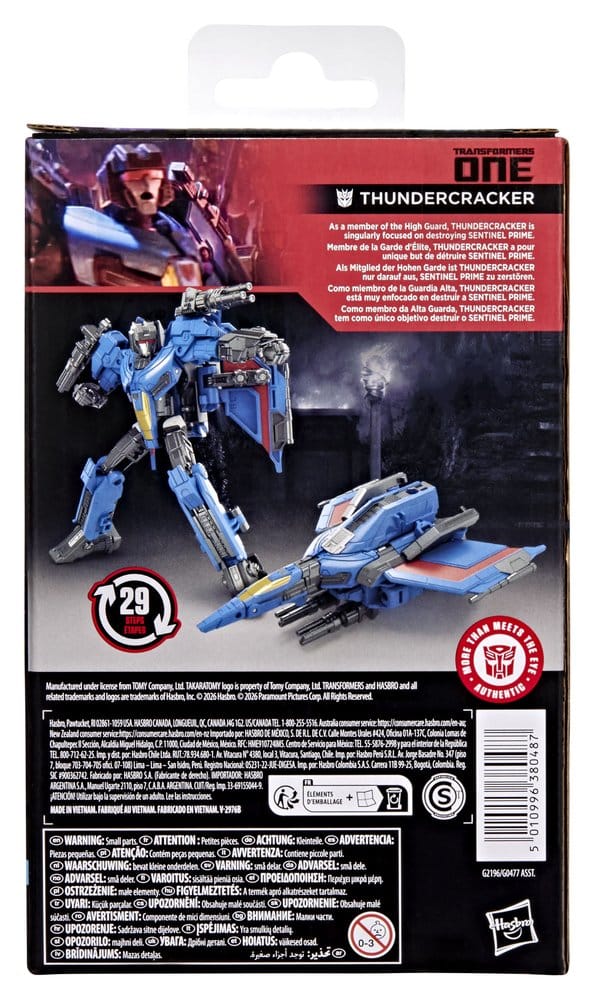 Transformers One Studio Series Deluxe Class Action Figur Thundercracker 13 cm