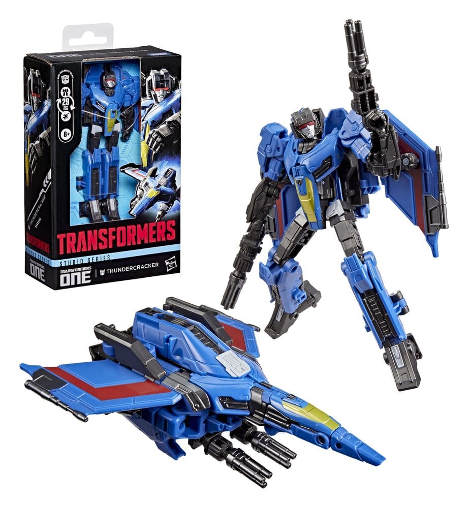 Transformers One Studio-serien Deluxe Klass Actionfigur Thundercracker 13 cm