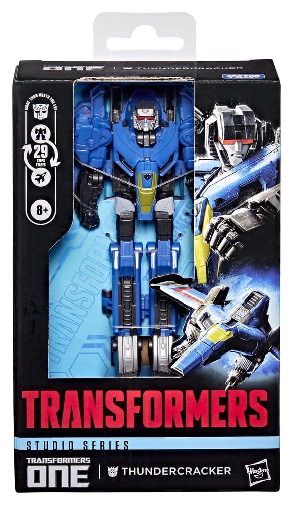 Transformers One Studio-serien Deluxe Klass Actionfigur Thundercracker 13 cm