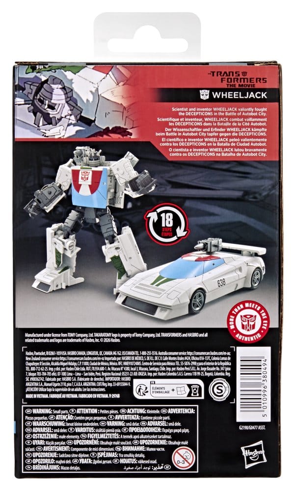 The Transformers: The Movie Studio Series Deluxe Class Action Figur Wheeljack 13 cm