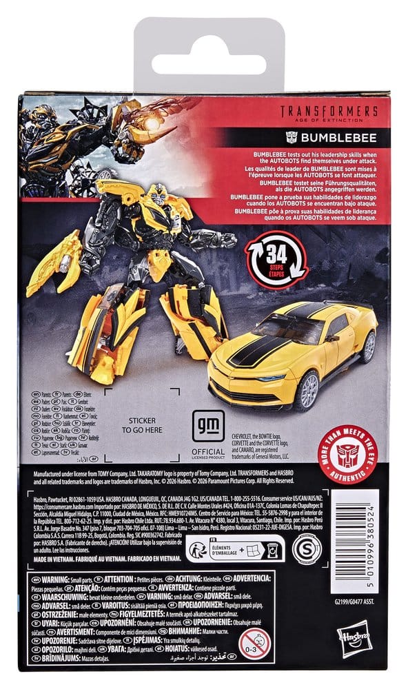 Transformers: Age of Extinction Studio Series Deluxe Class Action Figur Bumblebee 13 cm