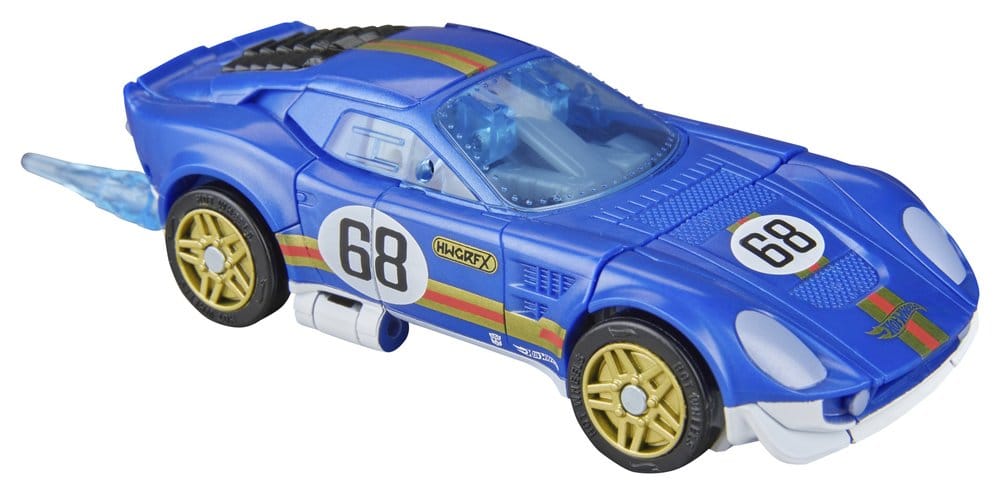 Transformers x Hot Wheels Samarbets-Deluxe Klass Actionfigur El Segundo Coupe 13 cm