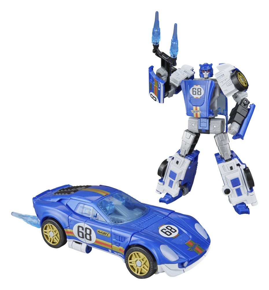 Transformers x Hot Wheels Samarbets-Deluxe Klass Actionfigur El Segundo Coupe 13 cm
