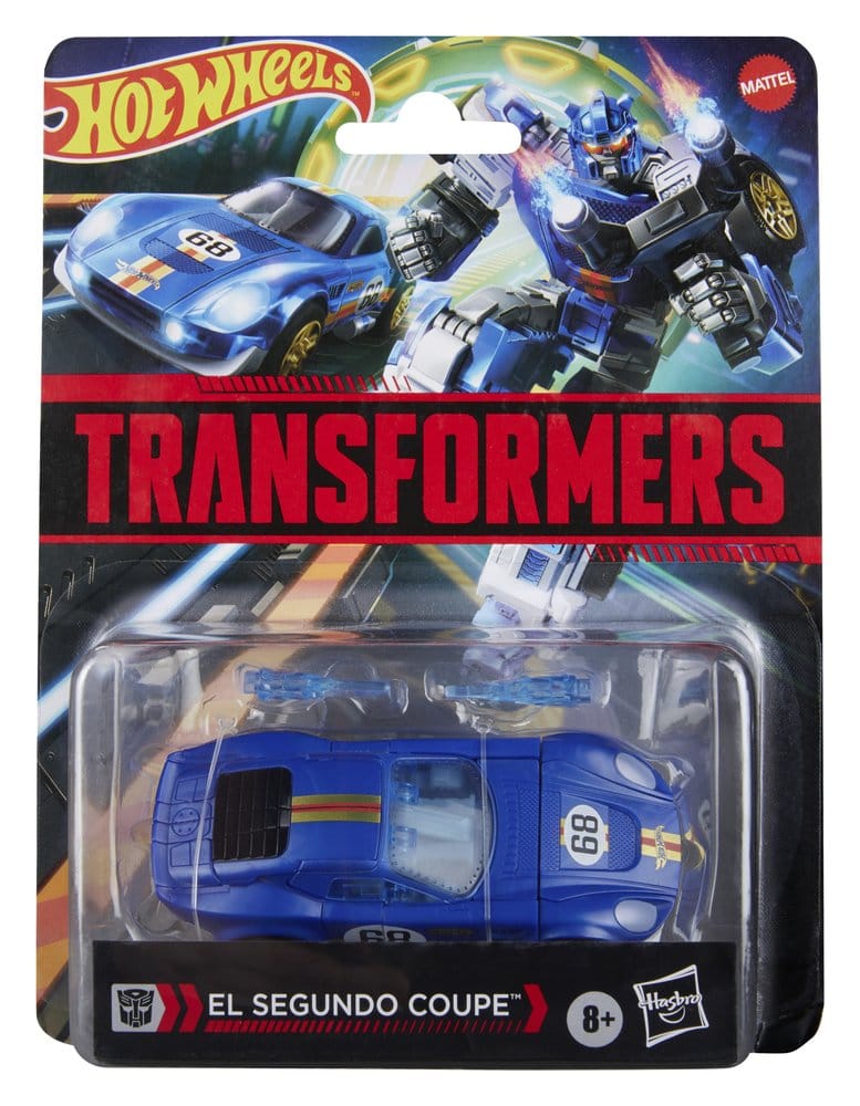 Transformers x Hot Wheels Samarbets-Deluxe Klass Actionfigur El Segundo Coupe 13 cm