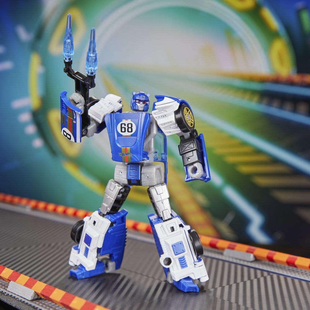 Transformers x Hot Wheels Samarbets-Deluxe Klass Actionfigur El Segundo Coupe 13 cm