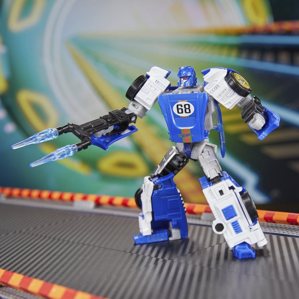 Transformers x Hot Wheels Samarbets-Deluxe Klass Actionfigur El Segundo Coupe 13 cm