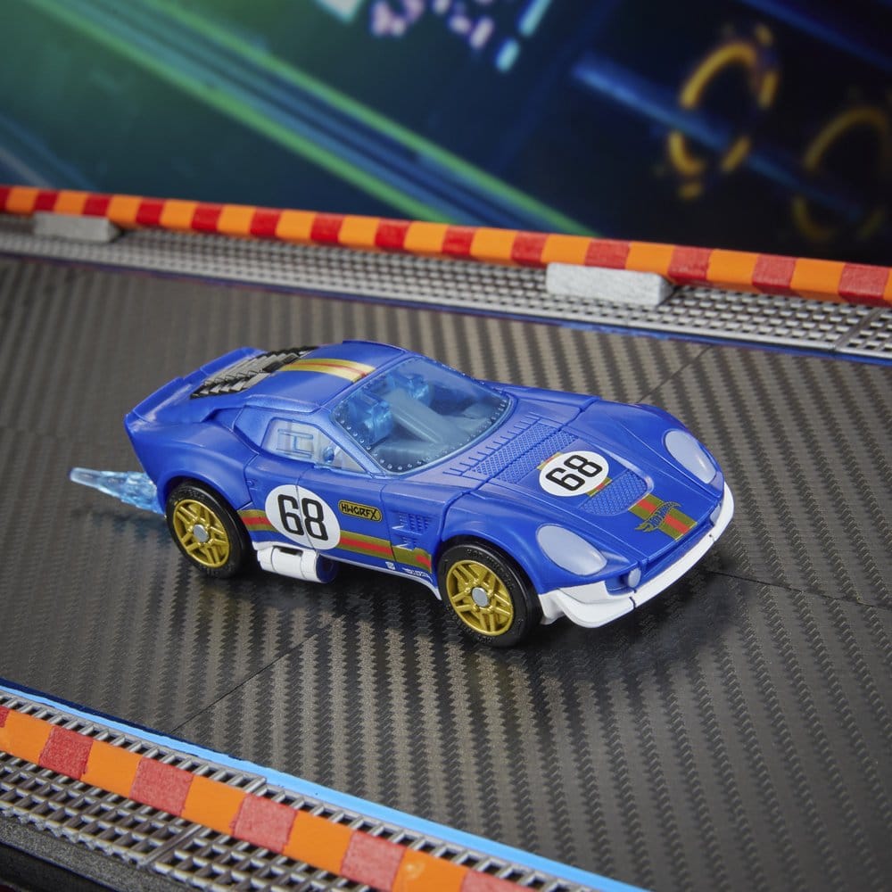 Transformers x Hot Wheels Samarbets-Deluxe Klass Actionfigur El Segundo Coupe 13 cm