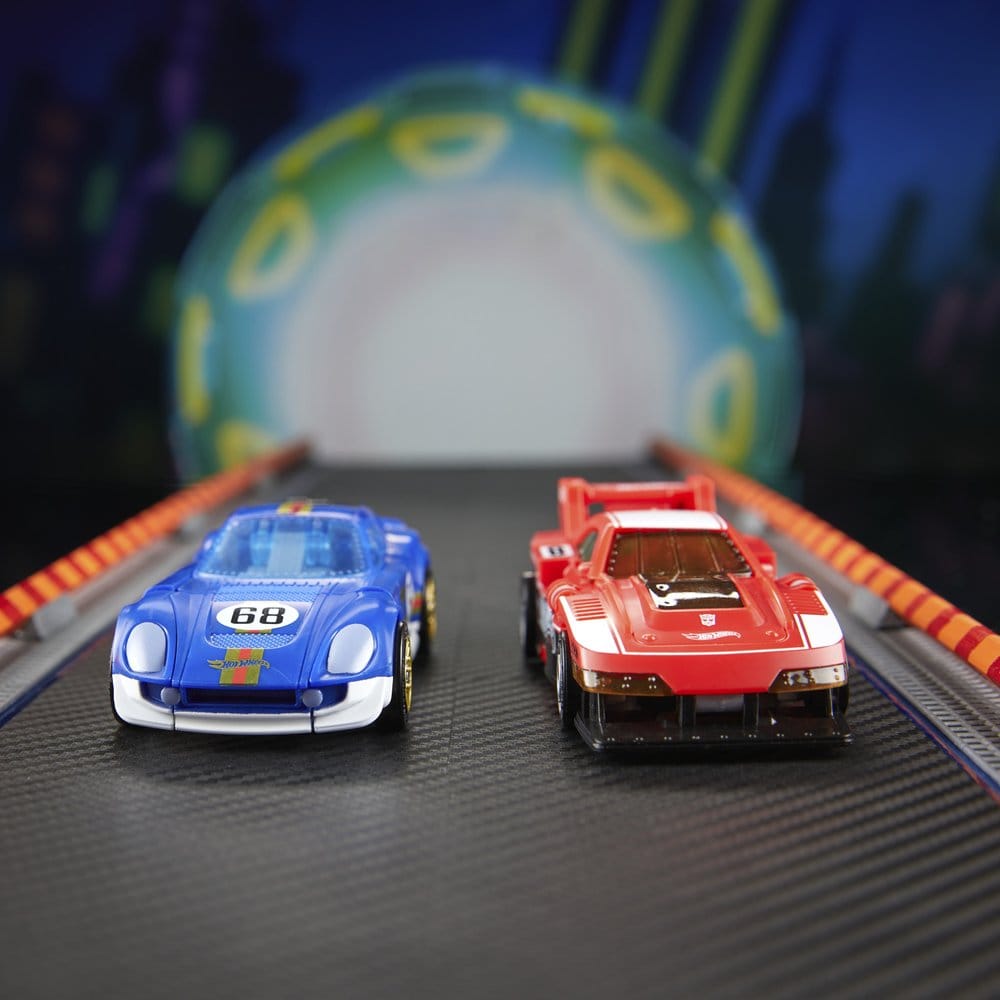 Transformers x Hot Wheels Samarbets-Deluxe Klass Actionfigur El Segundo Coupe 13 cm