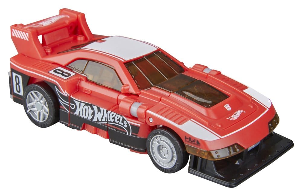 Transformers x Hot Wheels Samarbets-Deluxe Klass Actionfigur GT-Scorcher 13 cm