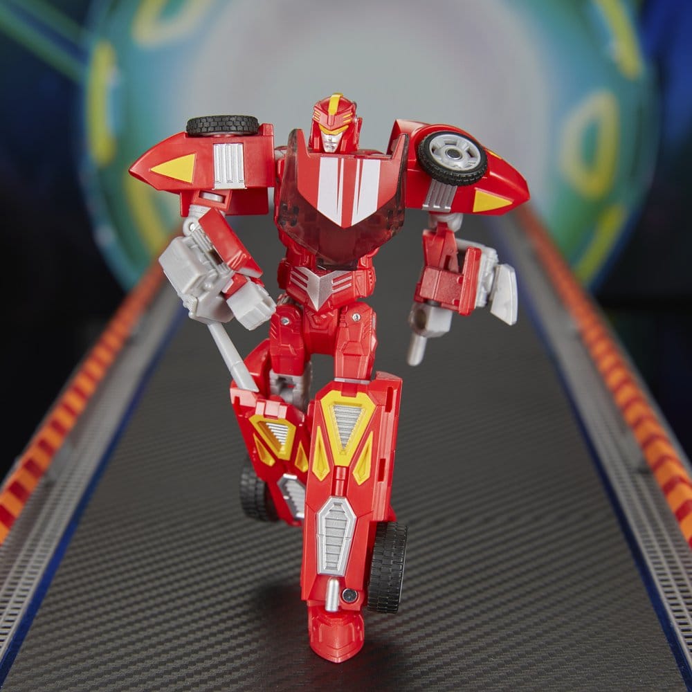 Transformers Samarbets Hot Wheels x Transformers Deluxe Klass Actionfigur Twin Mill 13 cm