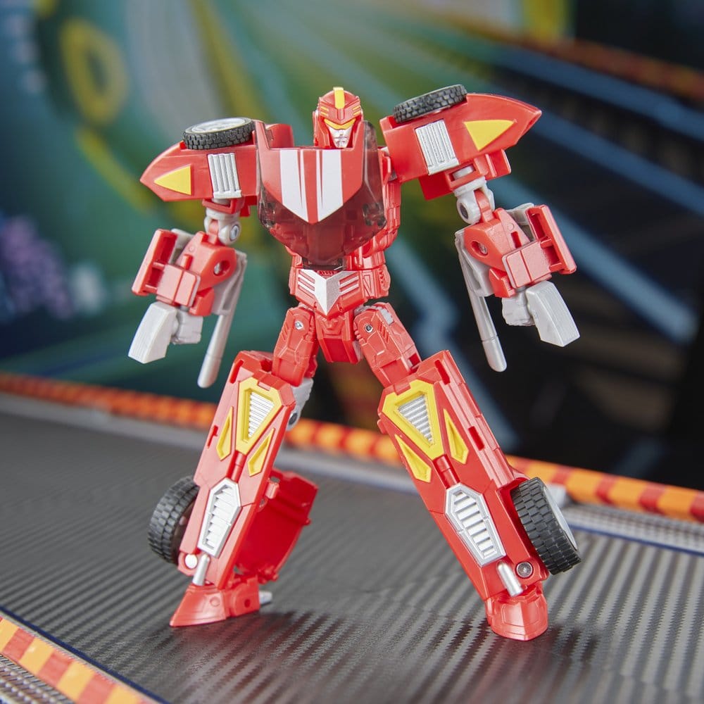 Transformers Samarbets Hot Wheels x Transformers Deluxe Klass Actionfigur Twin Mill 13 cm