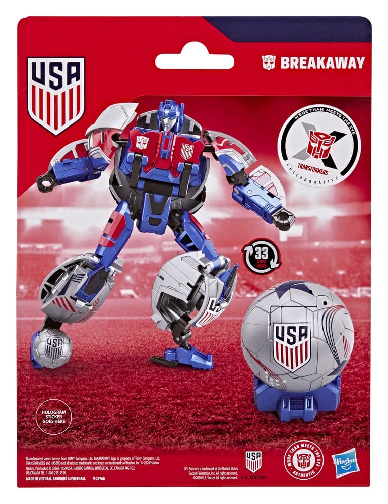 Transformers x US Soccer Federation Action Figur Breakaway 14 cm
