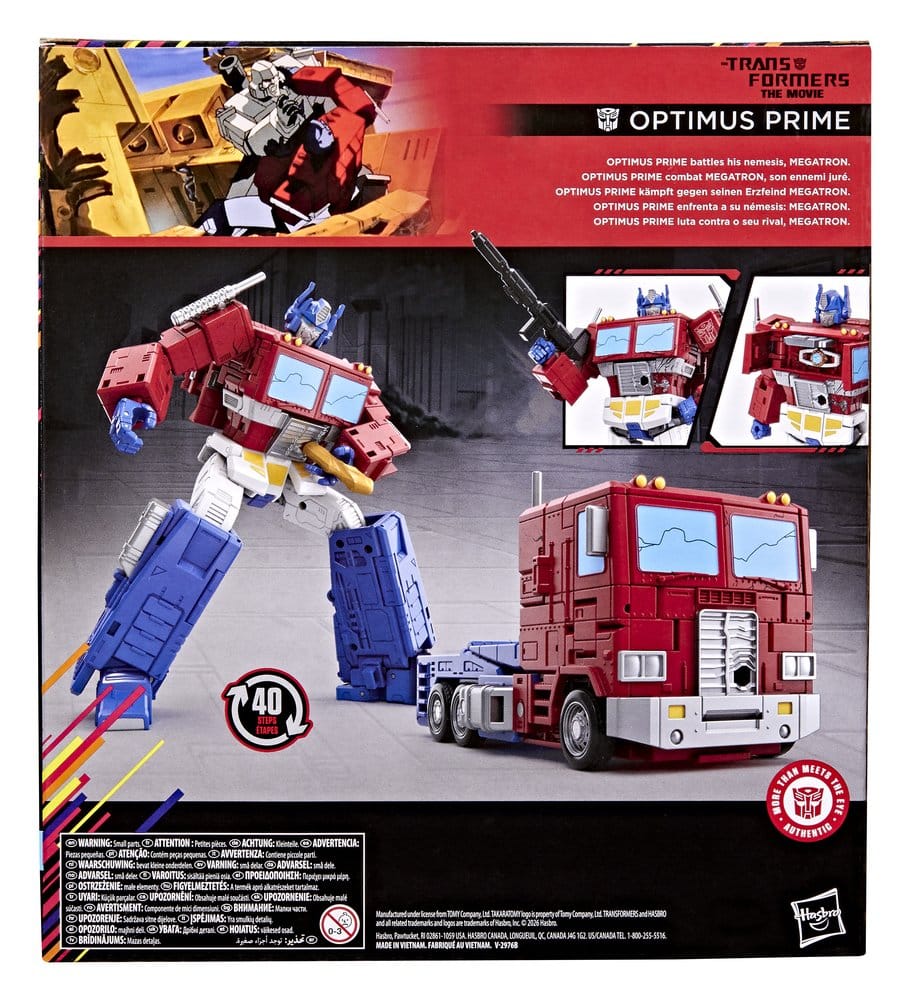 The Transformers: The Movie Studio Series Leader Class Action Figur MTMTE Collection: Optimus Prime 18 cm