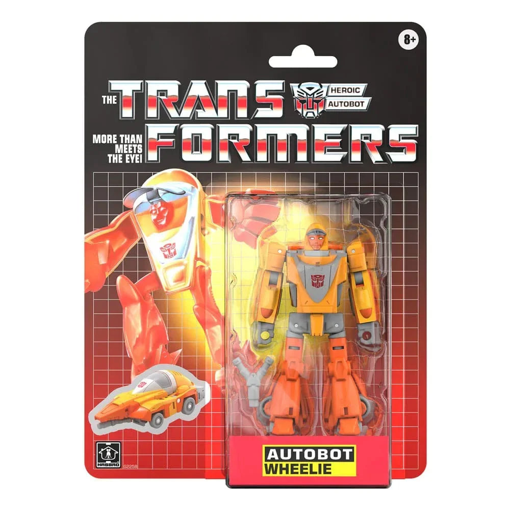 Transformers Retro G1 Action Figur Autobot Wheelie 11 cm Hasbro