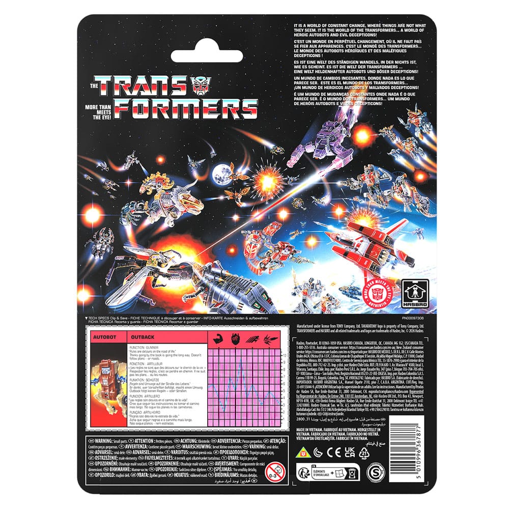 Transformers Retro G1 Action Figur Autobot Outback 13 cm Hasbro