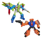 Transformers Age of the Primes Ledarklass Action Figur 2-Pack G2 G2 Dinobot Swoop & G2 Dinobot Sludge 19 cm Hasbro