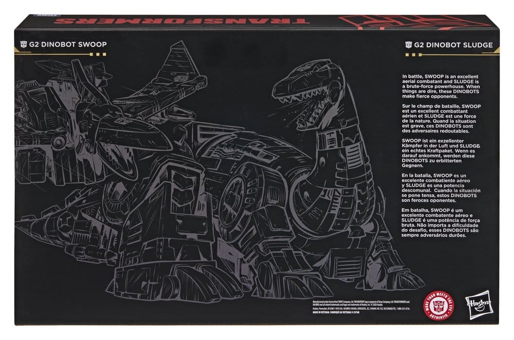 Transformers Age of the Primes Ledarklass Action Figur 2-Pack G2 G2 Dinobot Swoop & G2 Dinobot Sludge 19 cm Hasbro