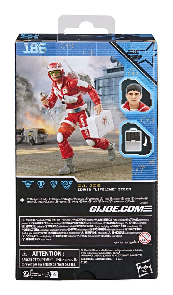 G.I. Joe Classified Series Action Figur Edwin "Lifeline" Steen 15 cm Hasbro
