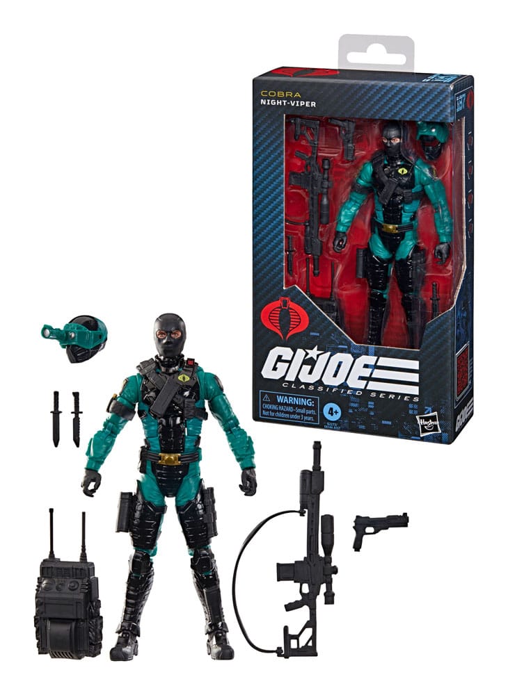 G.I. Joe Classified Series Action Figur Night-Viper 15 cm Hasbro