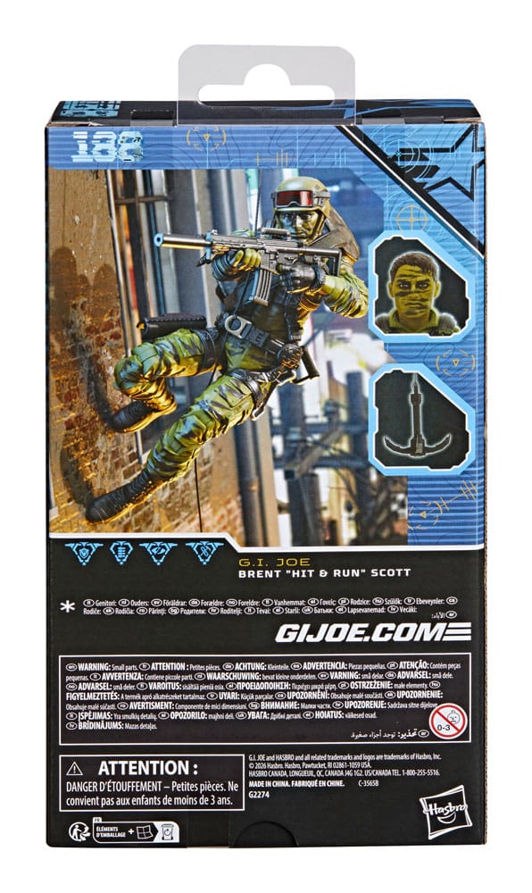 G.I. Joe Classified Series Action Figur Brent "Hit & Run" Scott 15 cm Hasbro