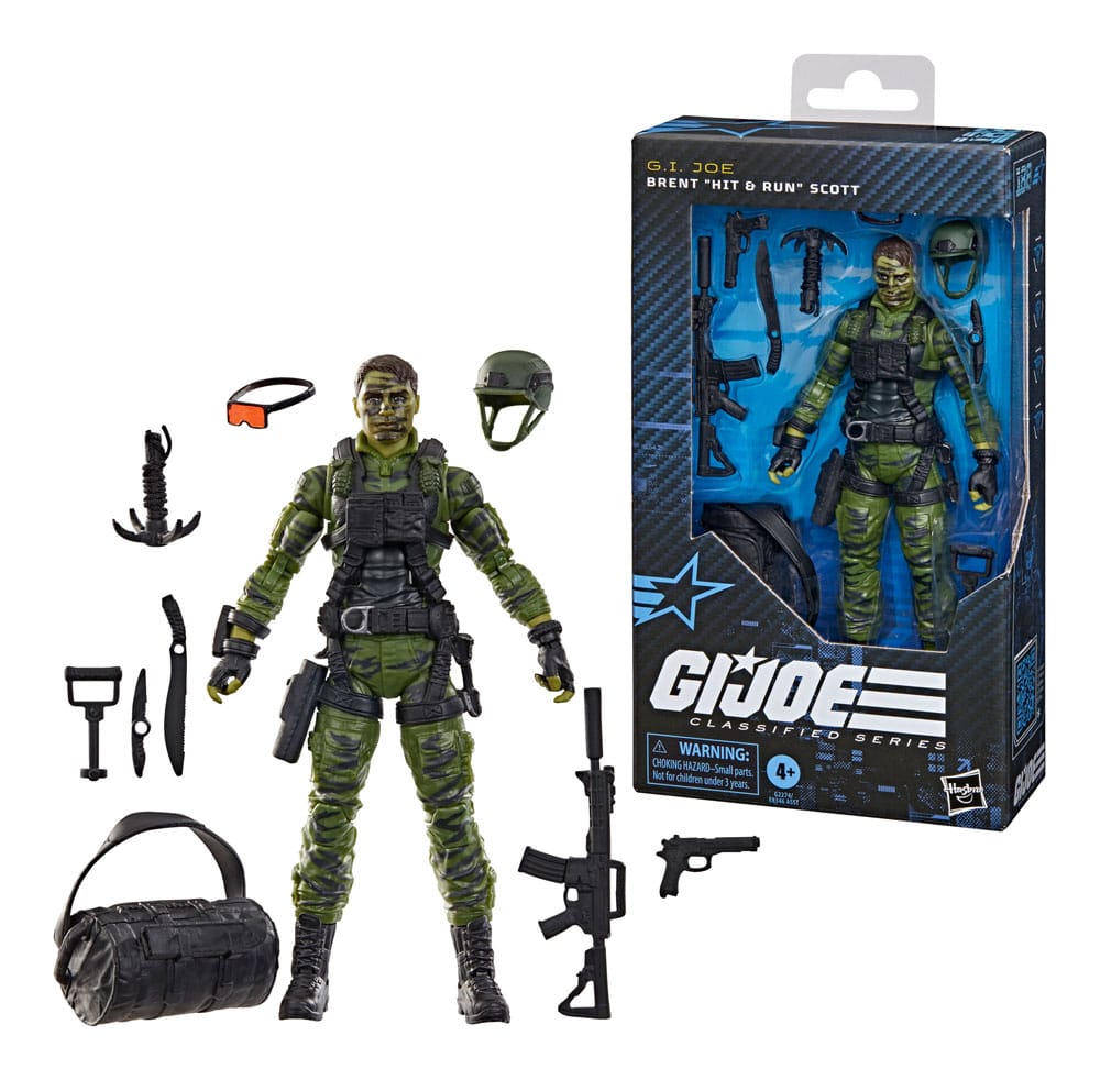 G.I. Joe Classified Series Action Figur Brent "Hit & Run" Scott 15 cm Hasbro