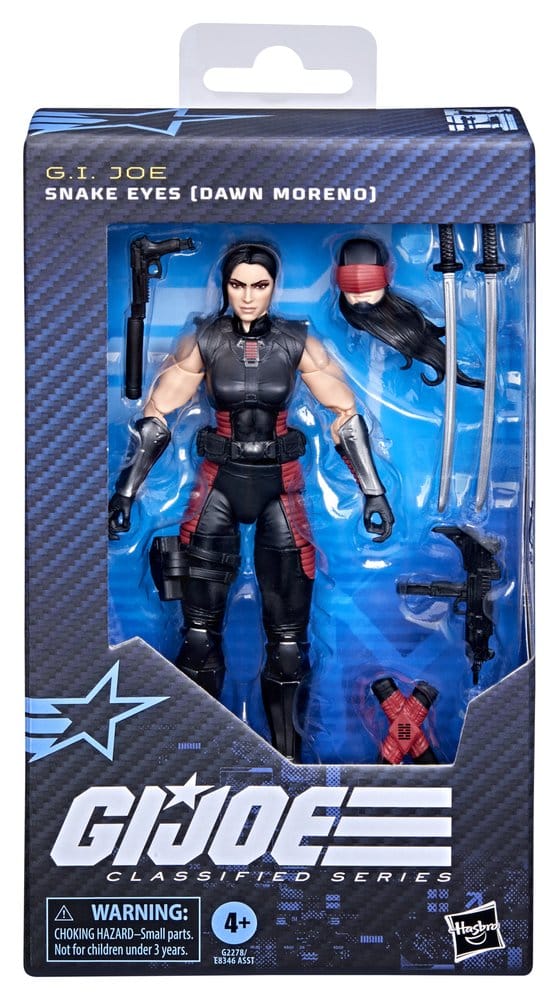 G.I. Joe Classified Series Actionfigur Snake Eyes (Dawn Moreno) 15 cm