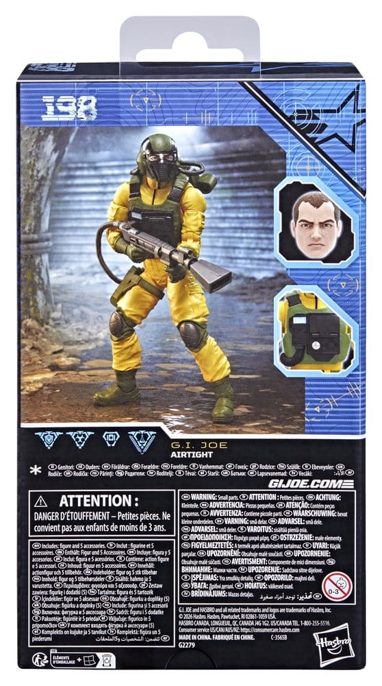 G.I. Joe Classified Series Action Figur #198 Airtight 15 cm