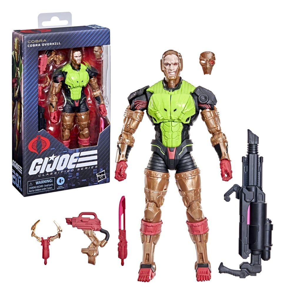 G.I. Joe Classified Series Action Figur #201 Cobra Overkill 15 cm