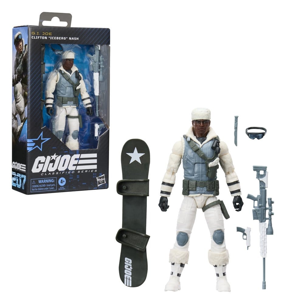 G.I. Joe Classified Series Action Figur #207 Clifton "Iceberg" Nash 15 cm