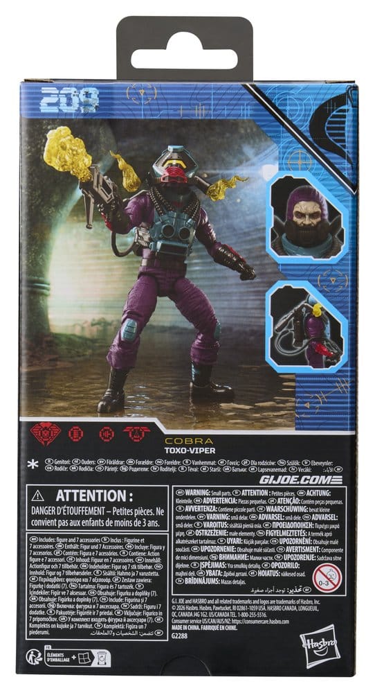 G.I. Joe Classified Series Actionfigur #209 Toxo-Viper 15 cm