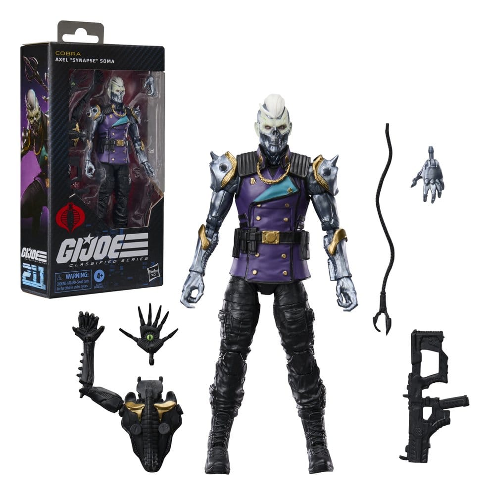 G.I. Joe Classified Series Action Figur #211 Axel "Synapse" Soma 15 cm