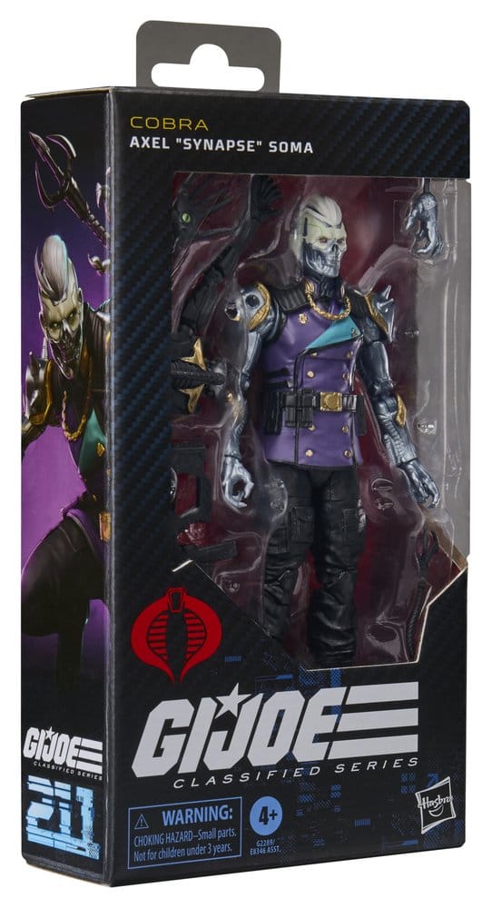 G.I. Joe Classified Series Actionfigur #211 Axel "Synapse" Soma 15 cm