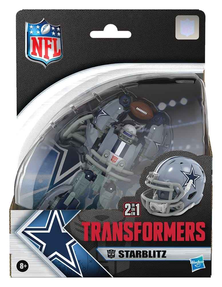 Transformers x NFL Actionfigur Dallas Cowboys: Starblitz 14 cm