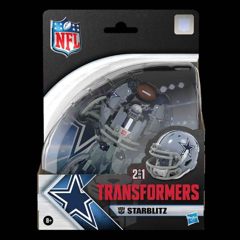 Transformers x NFL Actionfigur Dallas Cowboys: Starblitz 14 cm