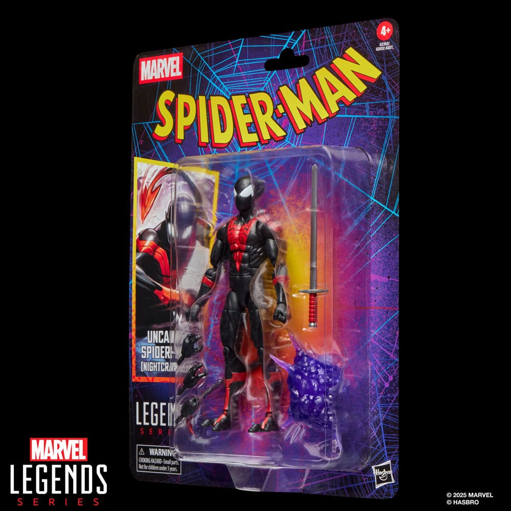 Spider-Man Marvel Legends Retro Action Figur Uncanny Spider-Man (Nightcrawler) 15 cm Hasbro