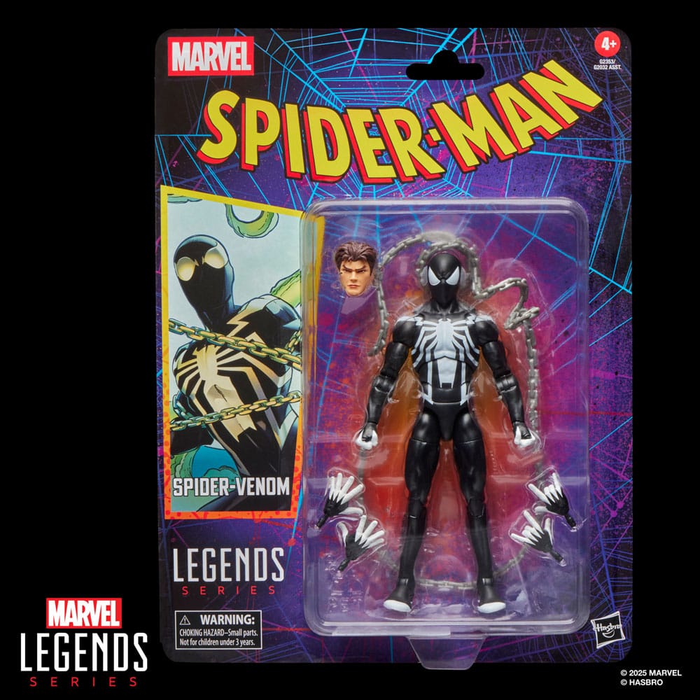 Spider-Man Marvel Legends Retro Action Figur Spider-Venom 15 cm Hasbro