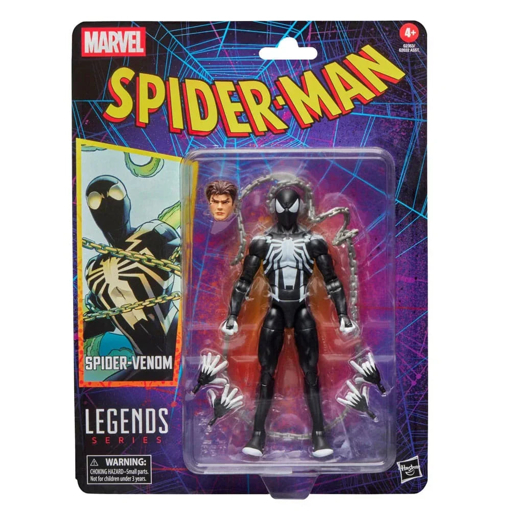 Spider-Man Marvel Legends Retro Action Figur Spider-Venom 15 cm Hasbro