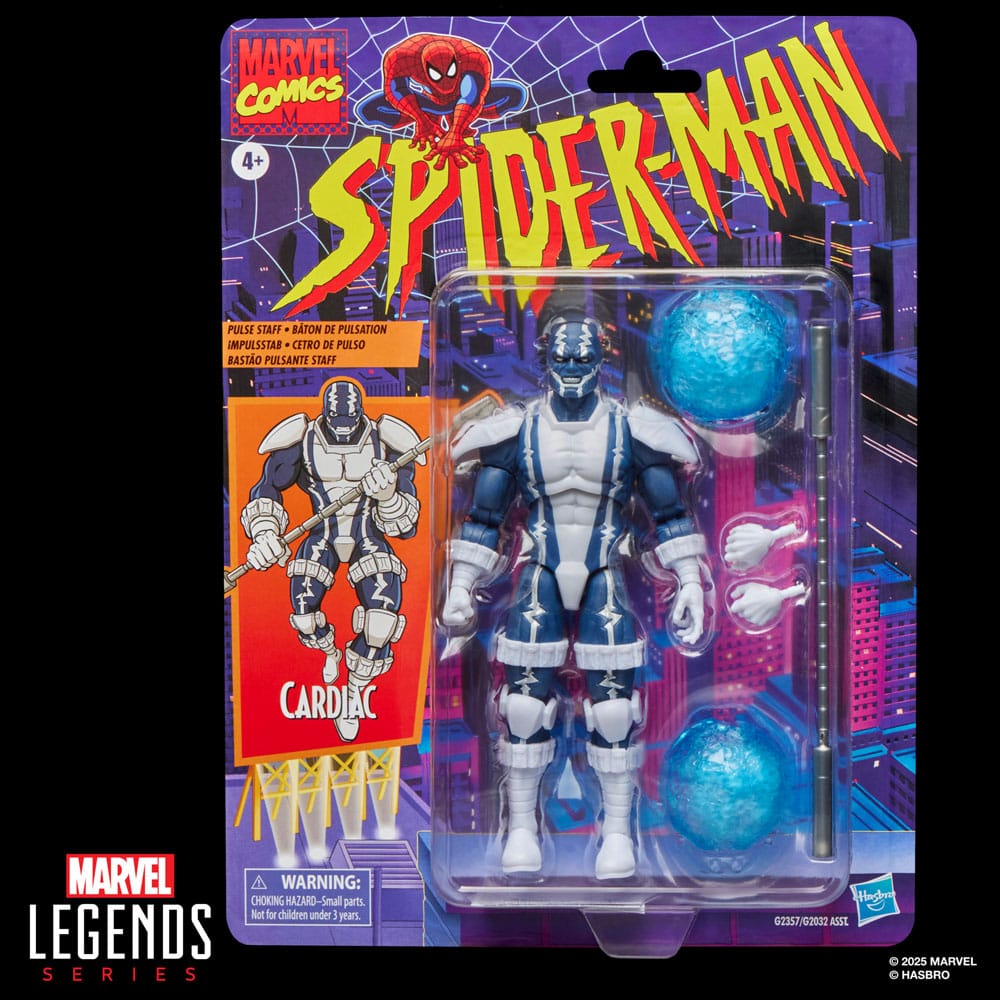 Spider-Man Marvel Legends Retro Action Figur Cardiac 15 cm