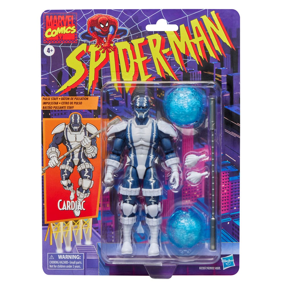 Spider-Man Marvel Legends Retro Action Figur Cardiac 15 cm