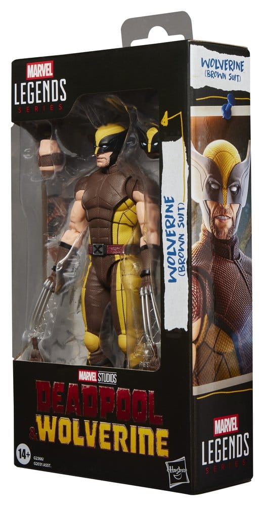 Deadpool & Wolverine Marvel Legends Action Figur Wolverine (Brun Kavaj) 15 cm Hasbro