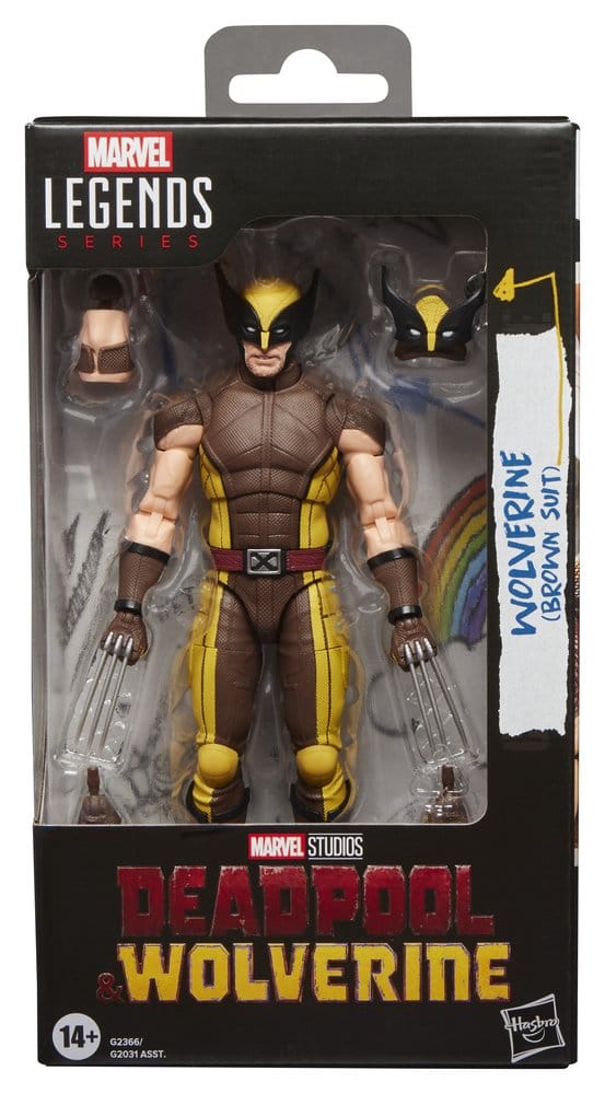 Deadpool & Wolverine Marvel Legends Action Figur Wolverine (Brun Kavaj) 15 cm Hasbro