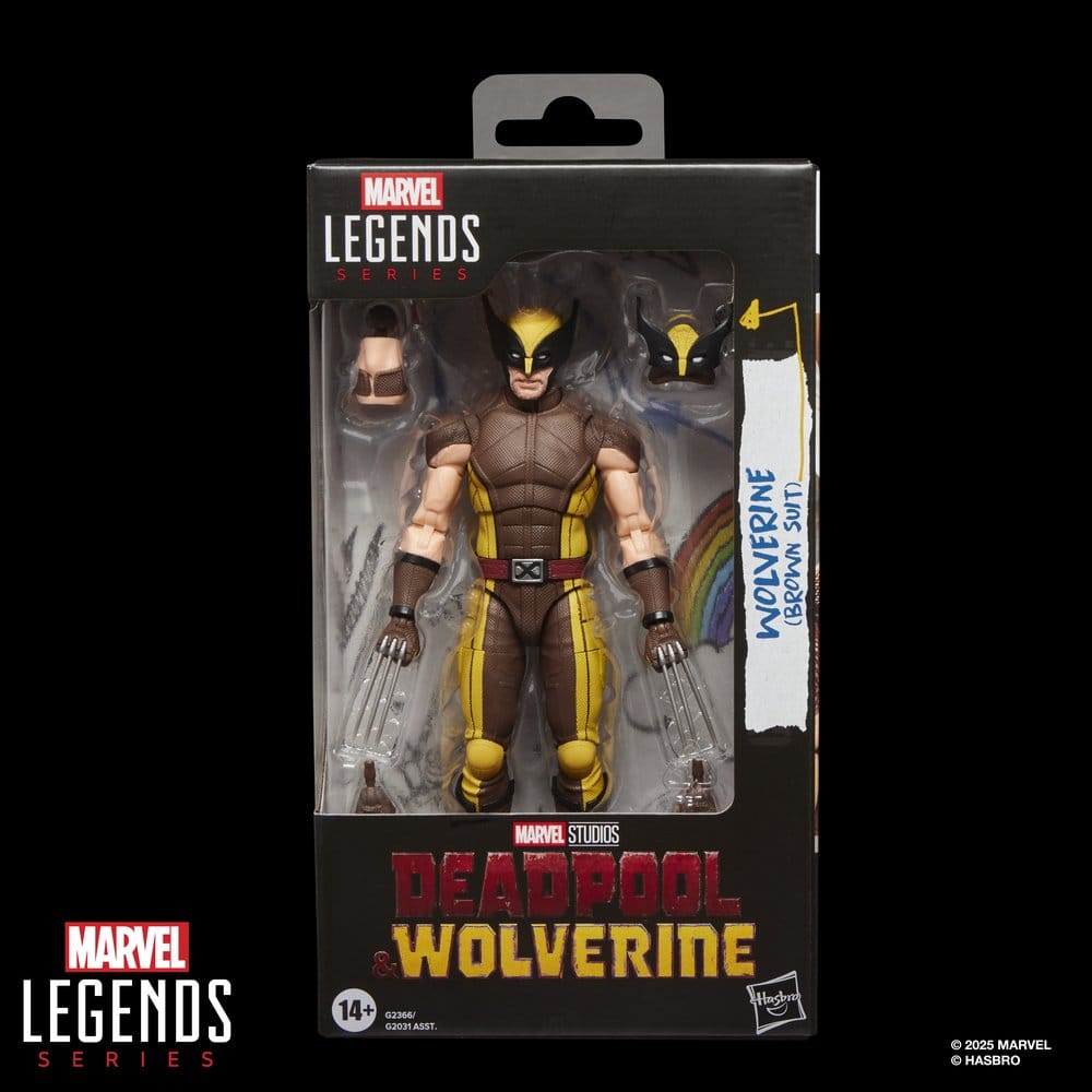 Deadpool & Wolverine Marvel Legends Action Figur Wolverine (Brun Kavaj) 15 cm Hasbro