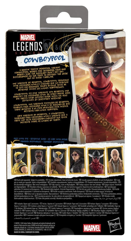 Deadpool & Wolverine Marvel Legends Action Figur Cowboypool 15 cm Hasbro